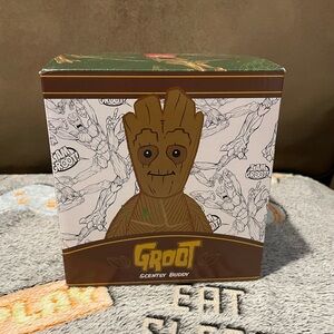 Scentsy Groot Buddy Box with Brown and Green Accents plush